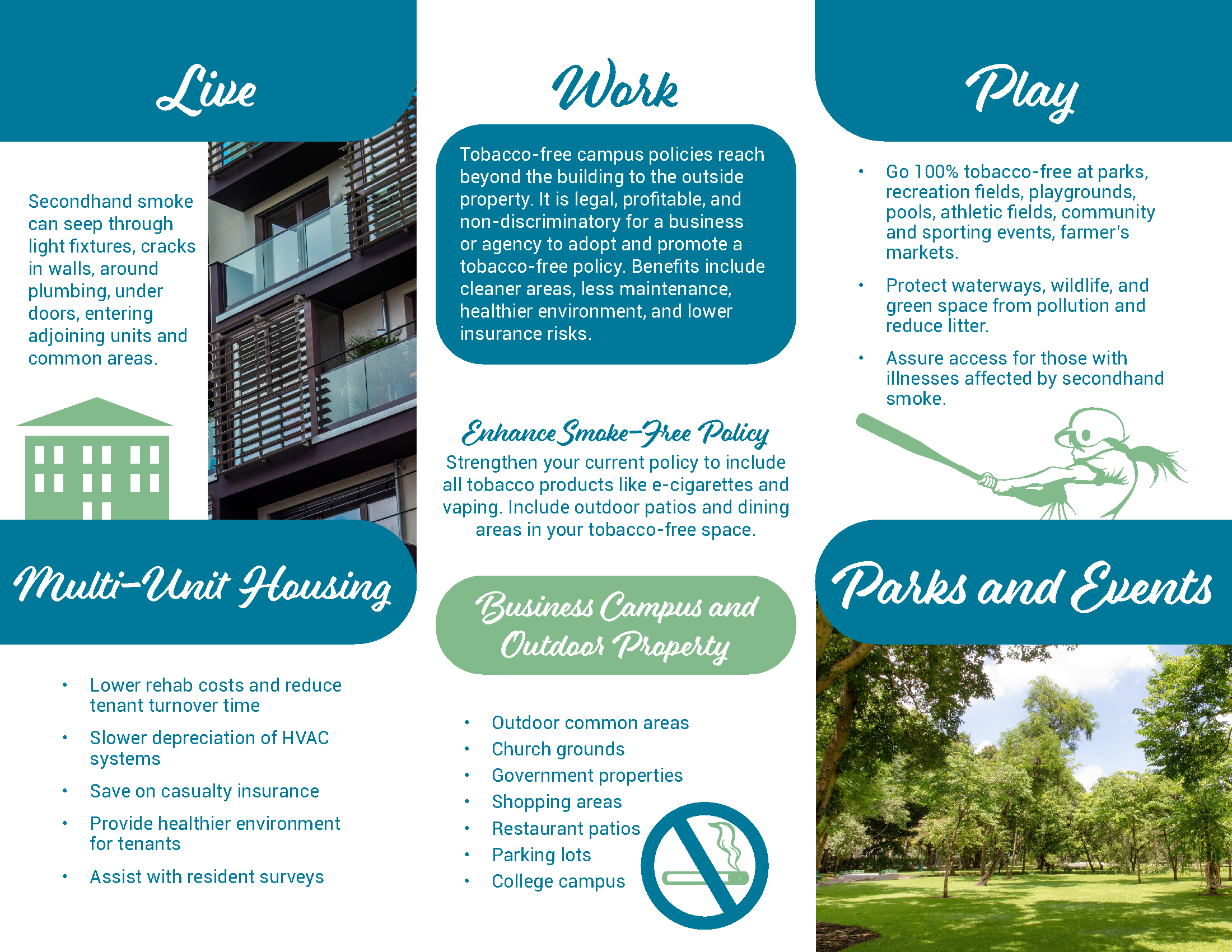 Illinois Tobacco Free Communities Brochure Page 1